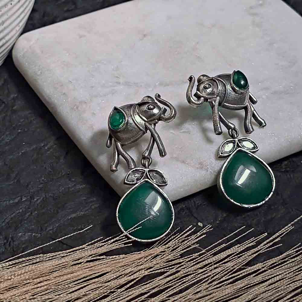 Elephant Monalisa Earring