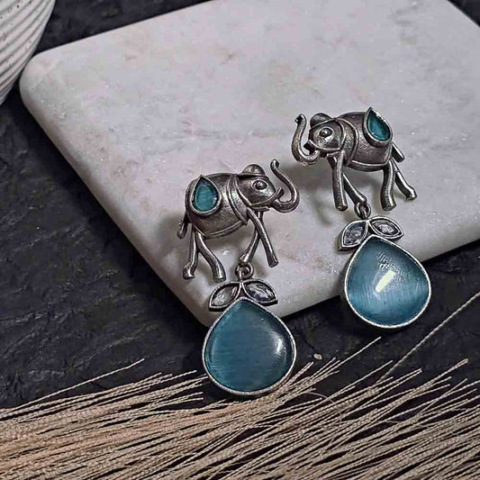 Elephant Monalisa Earring